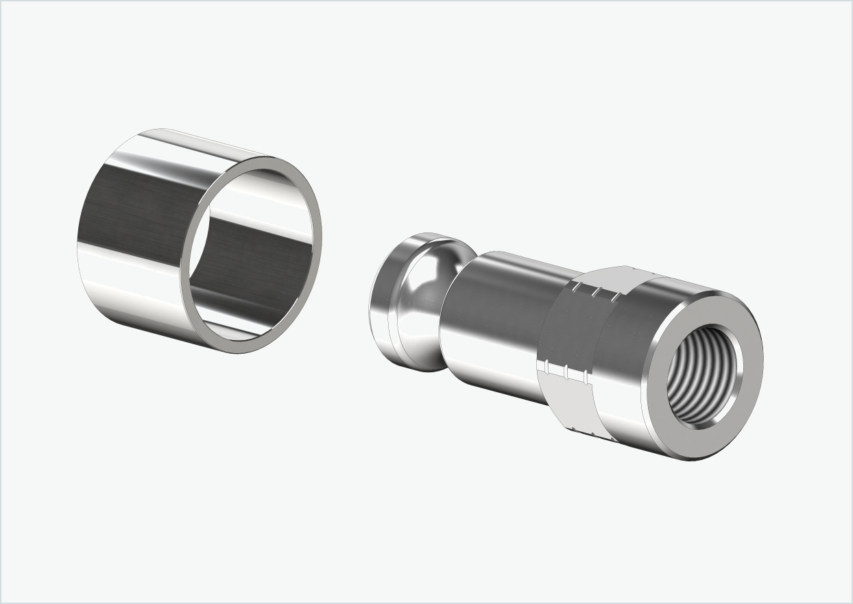 Vollachsen Adapter - M12 x 1.25 | für Croozer Anhänger ab 2018