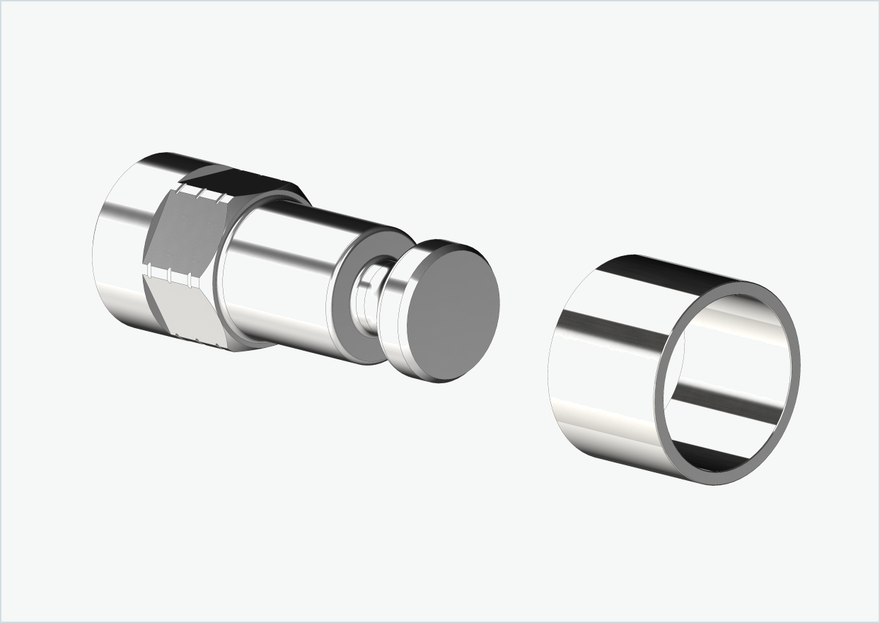 Vollachsen Adapter - M12 x 1.25 | für Croozer Anhänger ab 2018