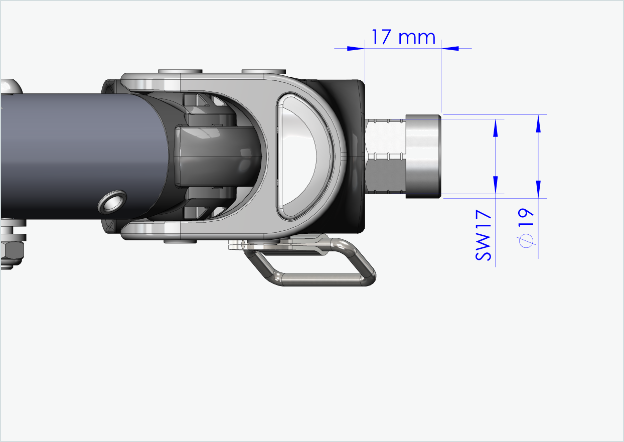 Vollachsen Adapter - M12 x 1.25 | für Croozer Anhänger ab 2018