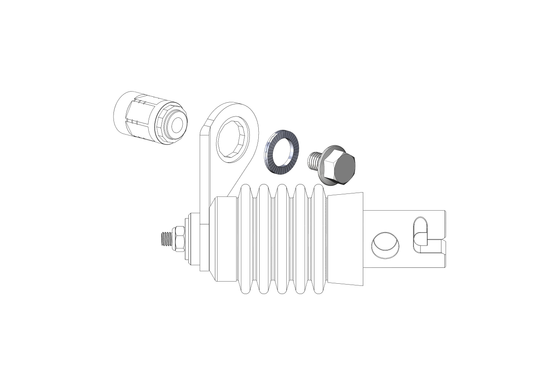 Verschraubungsset für Polygonadapter (Weber)