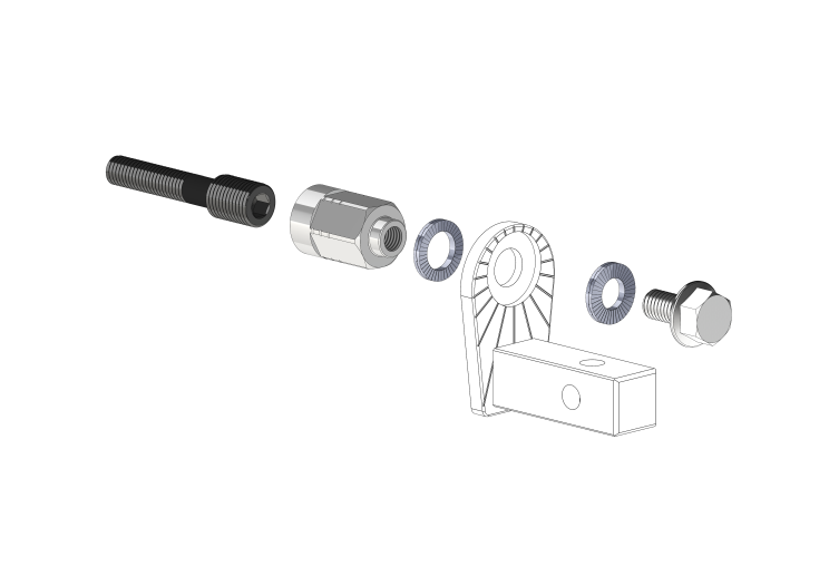 Adapter Universal für Enviolo-Schaltnaben ab 2024 | passend für Thule, Qeridoo, Burley, Prophete, Hamax, Trixie u.v.a.