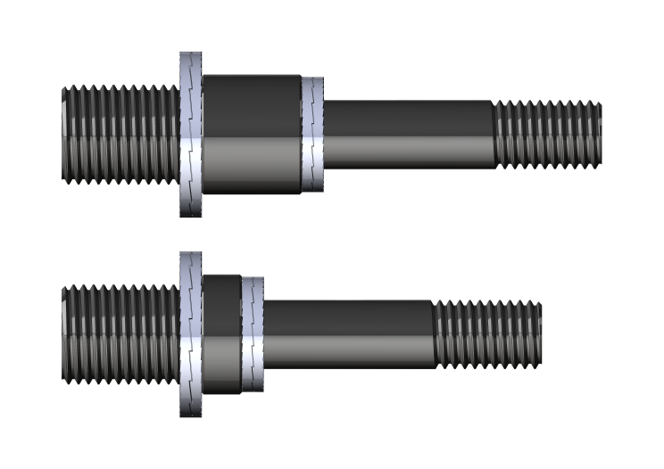 Burley COHO XC Gewindeadapter-Set | für HASE PINO mit Rohloff Speedhub 500-14 / A12