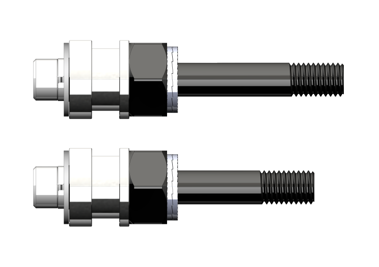 BOB YAK / IBEX Gewindeadapter-Set (30mm/36mm) | für Rohloff Speedhub 500-14 / A12