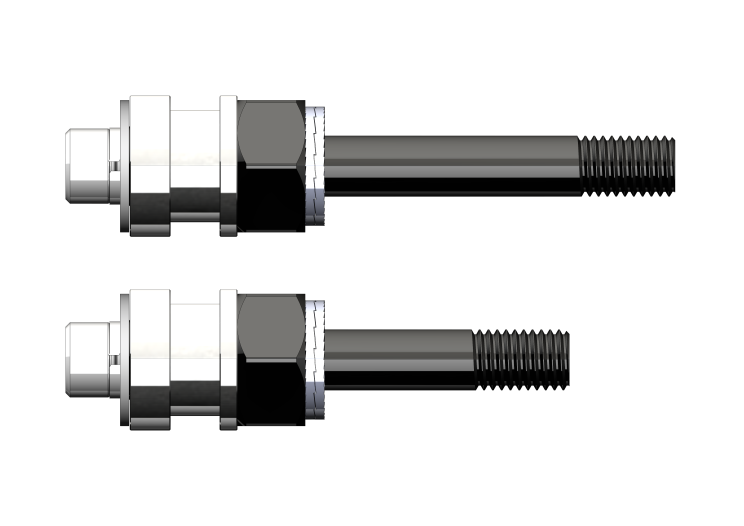 BOB YAK / IBEX Gewindeadapter-Set (30mm/42mm) | für Rohloff Speedhub 500-14 / A12