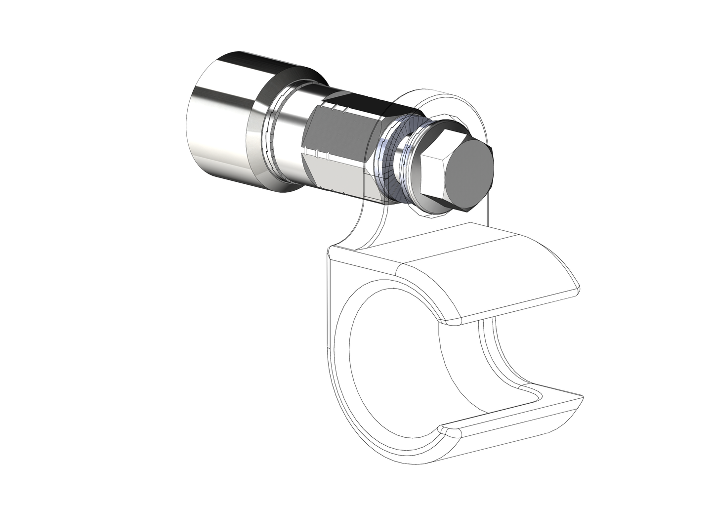 Adapter Universal für HYENA-HRN-Motor | passend für Thule, Qeridoo, Burley, Prophete, Hamax, Trixie u.v.a.