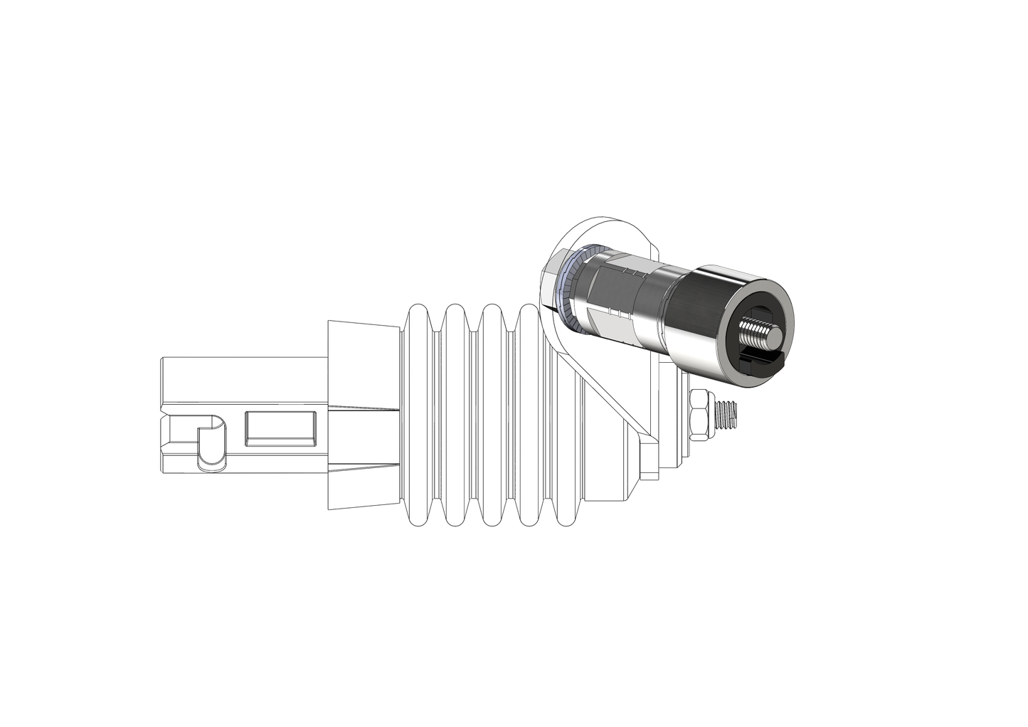 Adapter Polygon für HYENA-HRN-Motor | passend für Weber-Kupplungen Typ: E - EL - ES