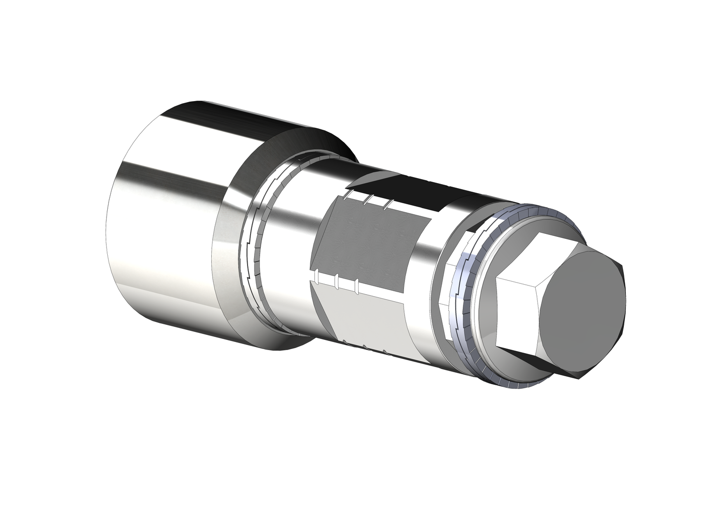 Adapter Polygon für HYENA-HRN-Motor | passend für Weber-Kupplungen Typ: E - EL - ES