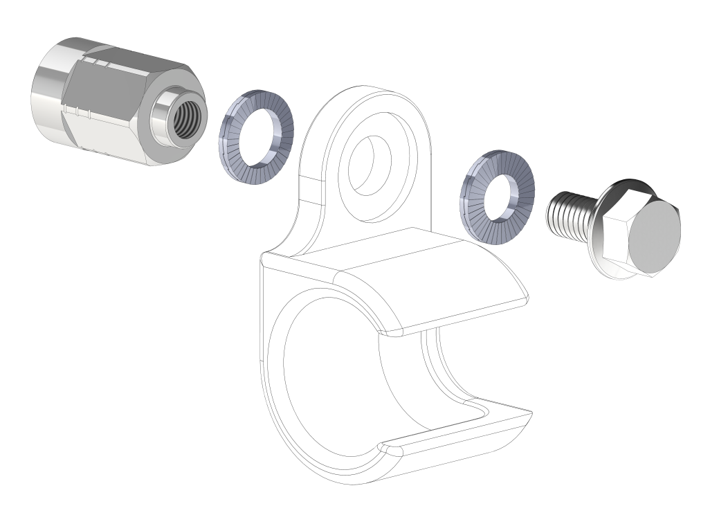 Vollachsen Adapter Universal - M12 x 1.25