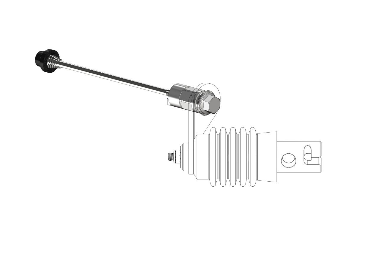 Schnellspannachse mit Polygonadapter | Klemmlänge 143mm - 153mm