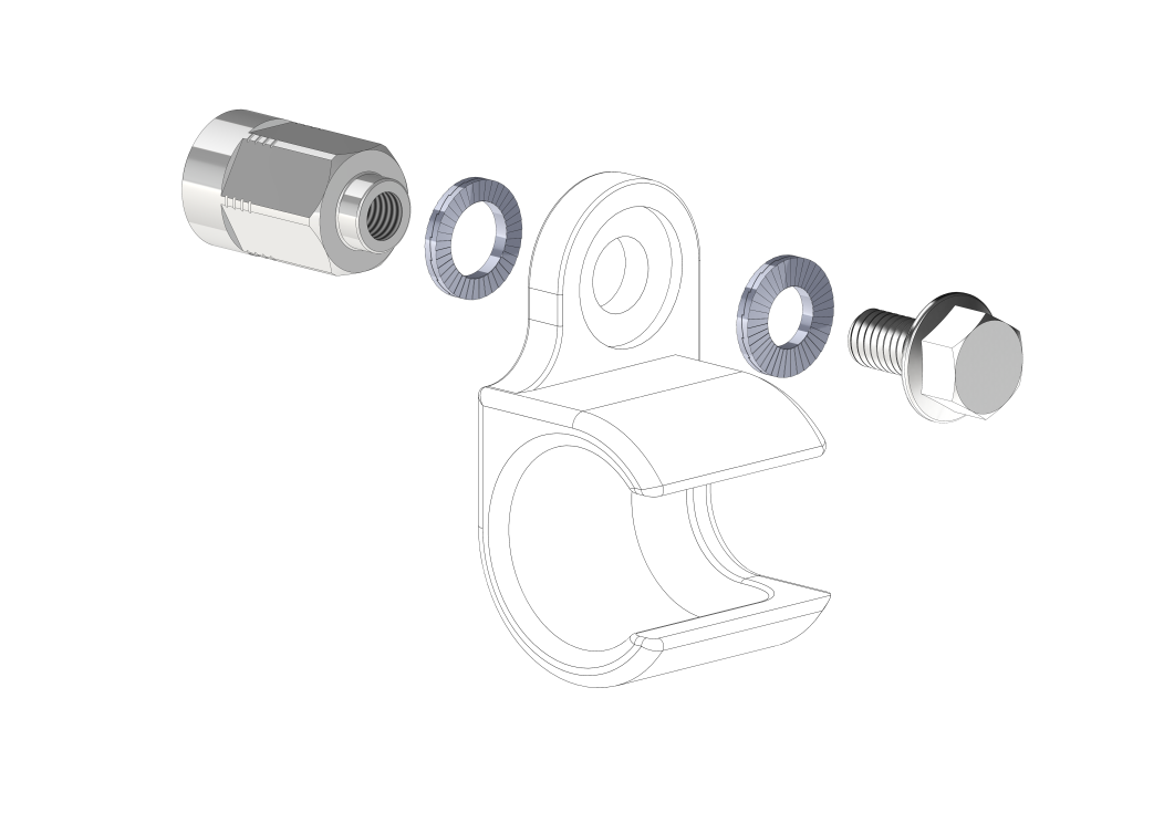 Vollachsen Adapter Universal - M12 x 1.00