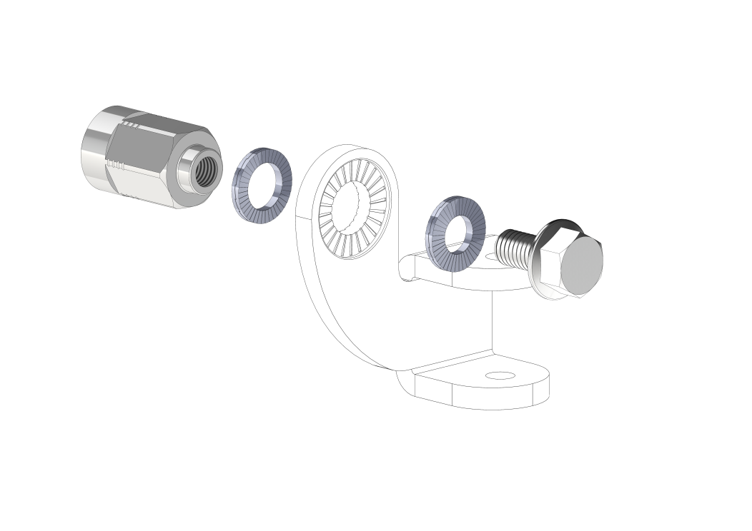 Vollachsen Adapter Universal - M12 x 1.00